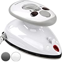 Jago Plancha de Vapor de Viaje con 3 Configuraciones de Temperatura - Calentamiento Rápido- 260-420 W- Cable 1.9 Metros…